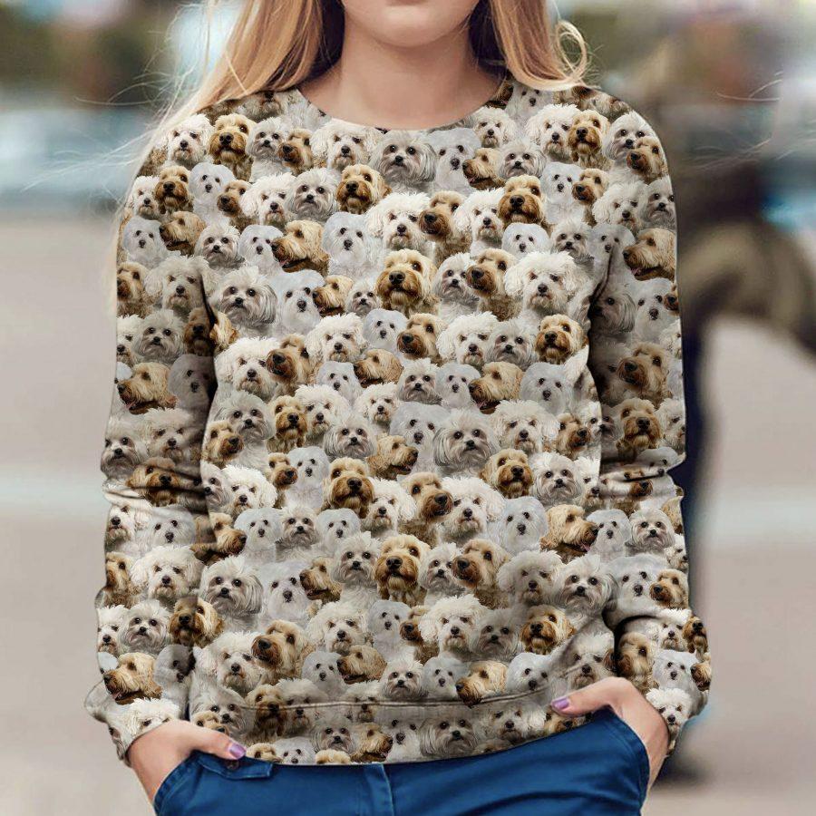 Bolognese Dog - Full Face - Premium Sweatshirt