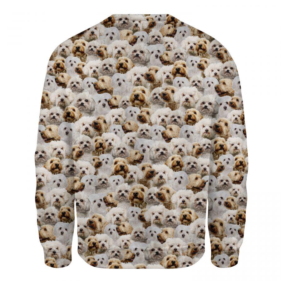 Bolognese Dog - Full Face - Premium Sweatshirt
