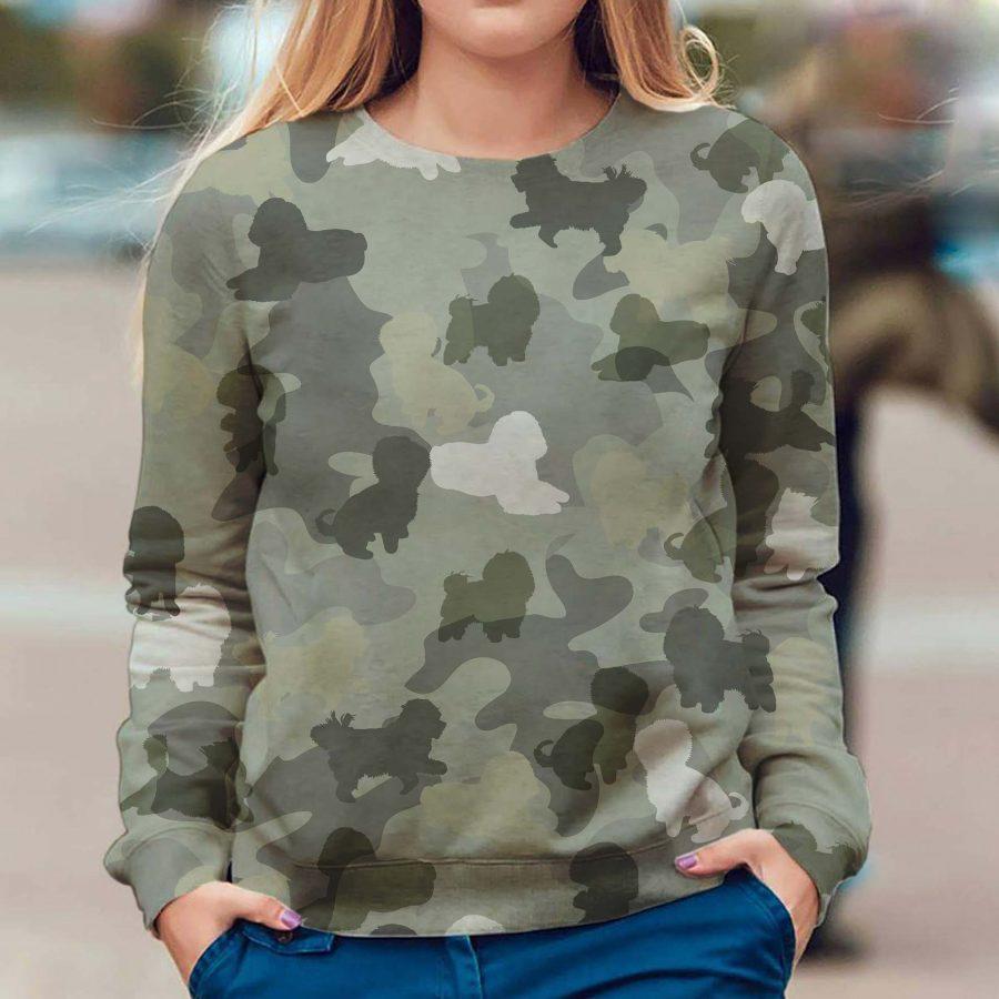 Bolognese Dog - Camo - Premium Sweatshirt