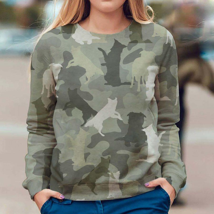 Border Collie - Camo - Premium Sweatshirt