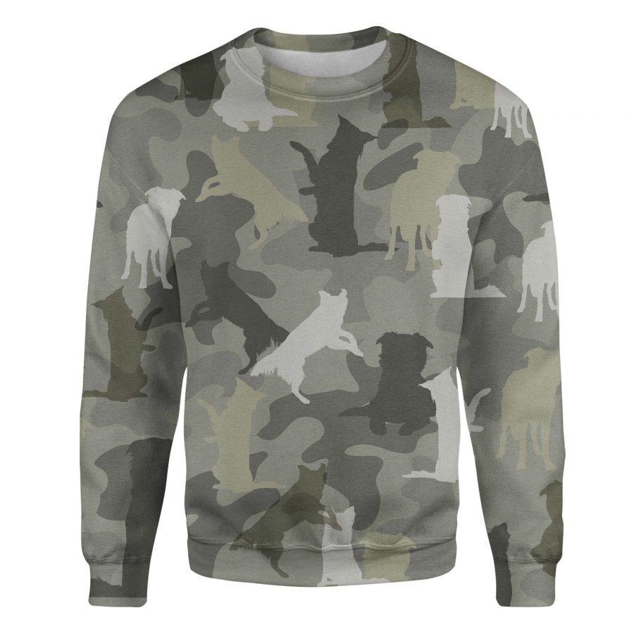 Border Collie - Camo - Premium Sweatshirt