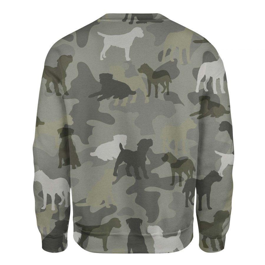 Border Terrier - Camo - Premium Sweatshirt