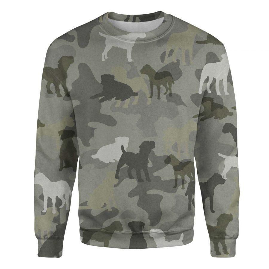 Border Terrier - Camo - Premium Sweatshirt
