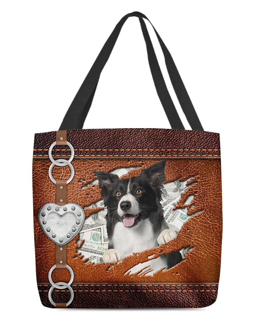 Border Collie-Let Me Go Out -Cloth Tote Bag