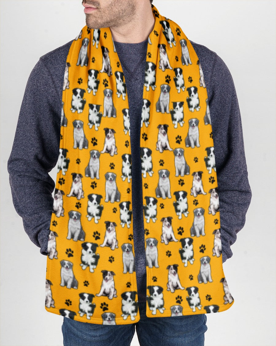 Border Collie-Paw Dog Scarf