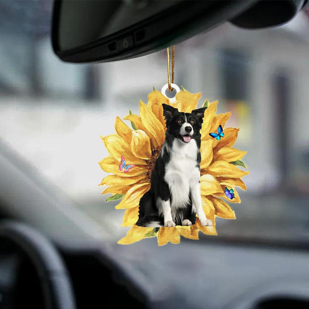 Border Collie 2-The Sunshine-Two Sided Ornament