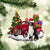 Border Collie 2 Tis The Season Two Sided Ornament