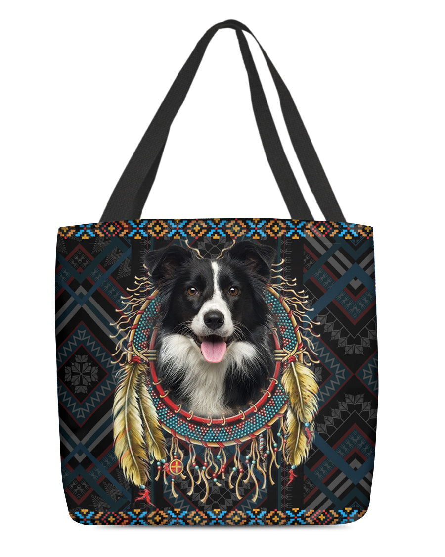Border Collie  In Dreamcatcher Cloth Tote Bag