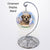 Rainbow Bridge Memorial-Border Terrier Porcelain Hanging Ornament