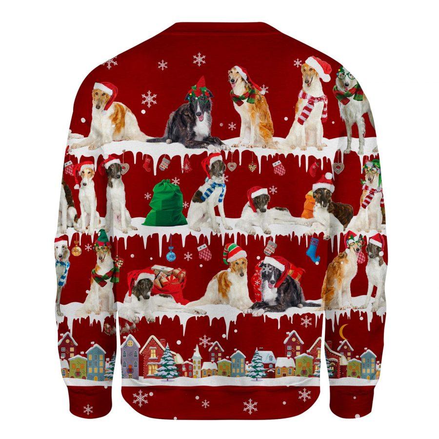 Borzoi - Snow Christmas - Premium Sweatshirt
