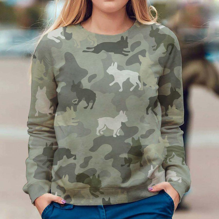 Boston Terrier - Camo - Premium Sweatshirt