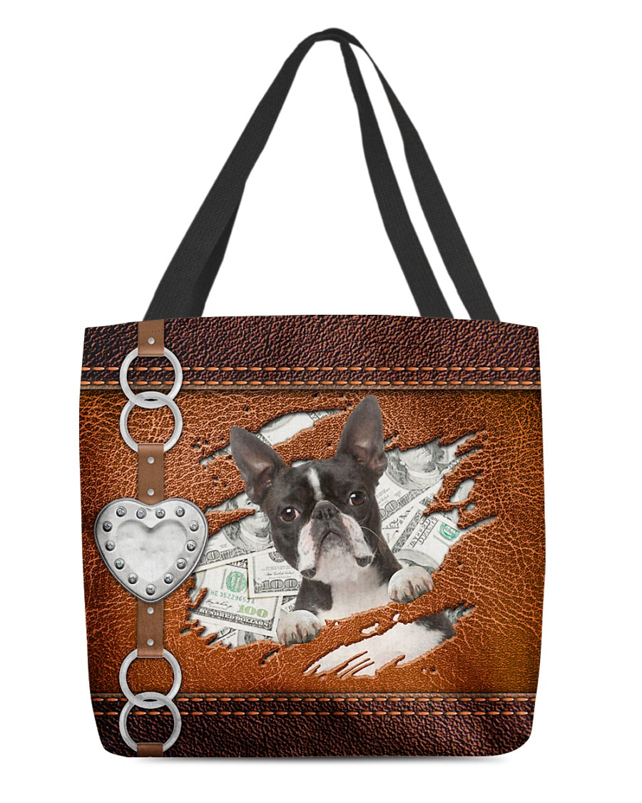 Boston Terrier-Let Me Go Out -Cloth Tote Bag
