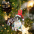 Boston Terriers Christmas Shape Ornament