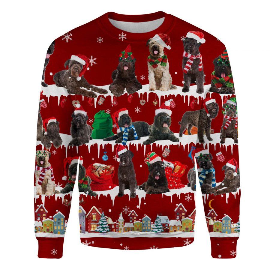 Bouvier des Flandres - Snow Christmas - Premium Sweatshirt