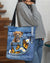 Boxer-Butterfly Daisies Fait-CLOTH TOTE BAG