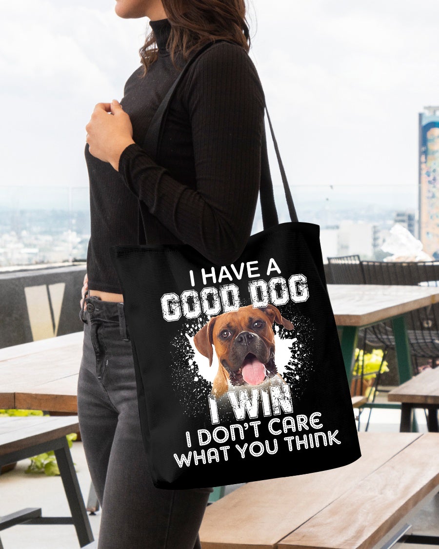 Boxer-I Win Cloth Tote Bag