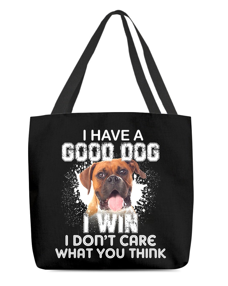 Boxer-I Win Cloth Tote Bag