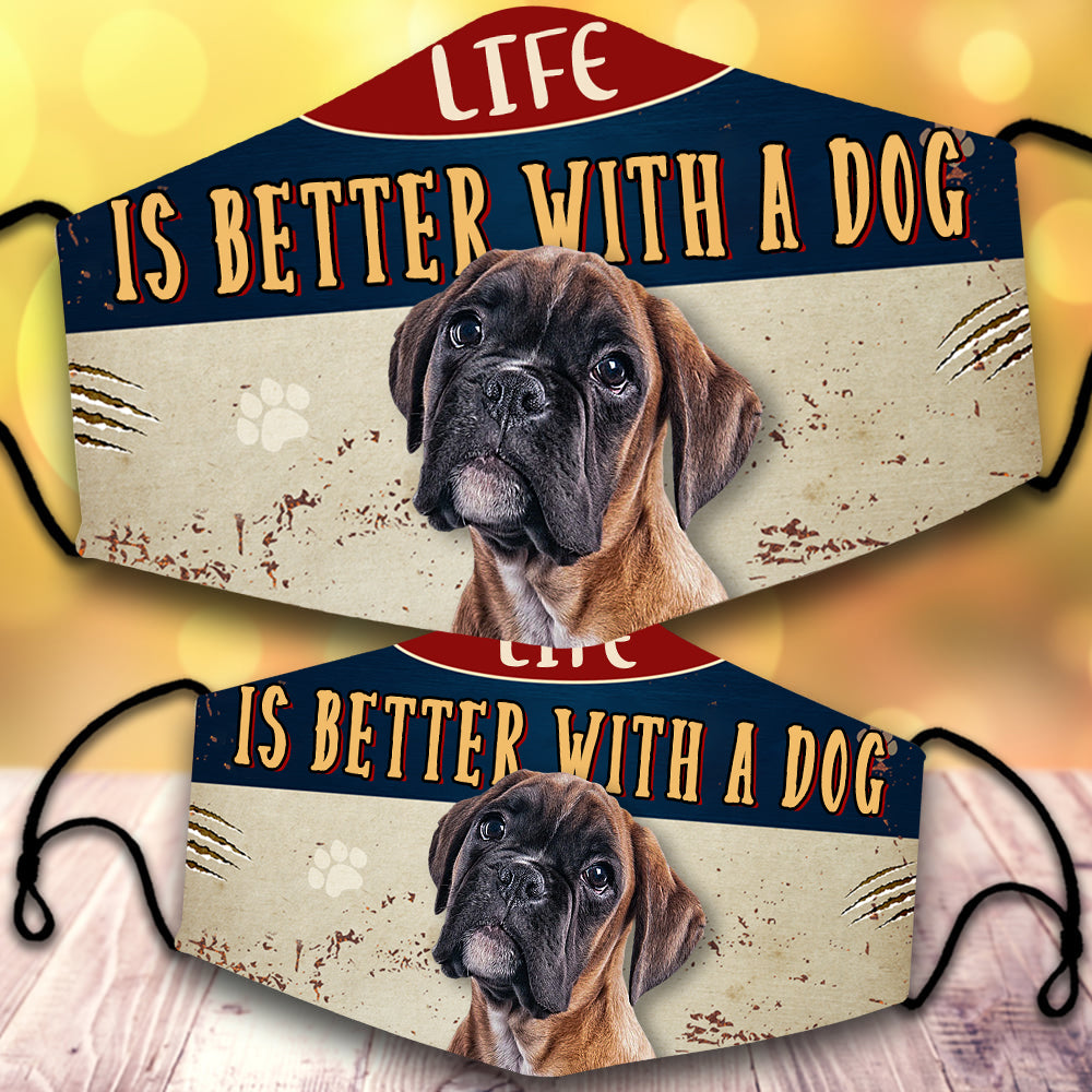 Boxer-Life Is Better With A Dog-Veil