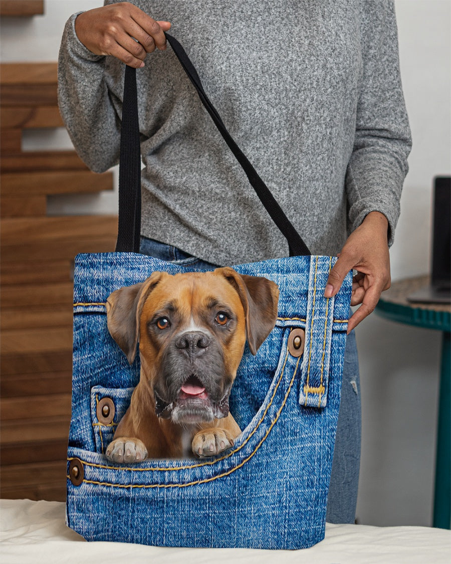 Boxer-in pocket-Cloth Tote Bag