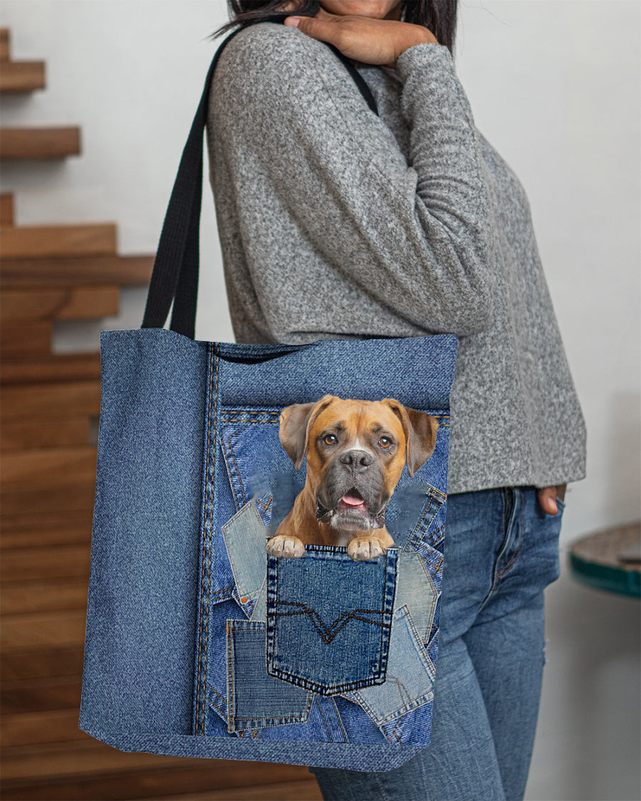 Boxer-in pocket2-Cloth Tote Bag