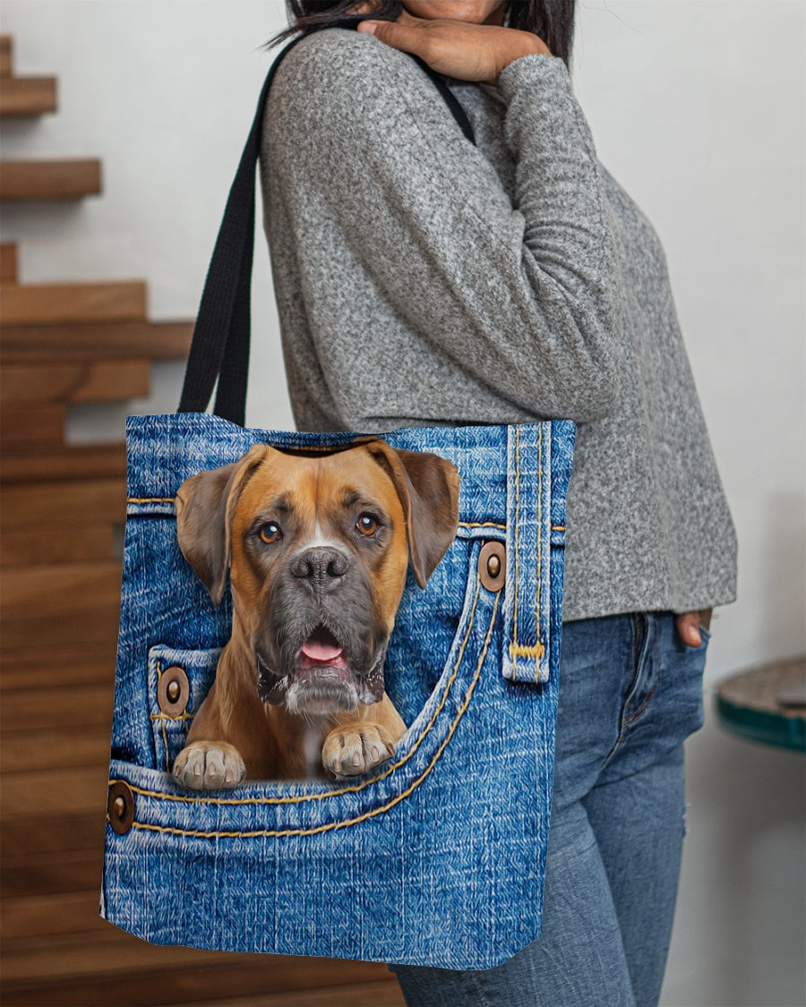 Boxer-in pocket-Cloth Tote Bag