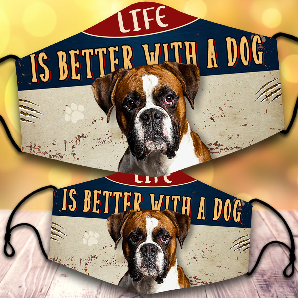 Boxer 2-Life Is Better With A Dog-Veil