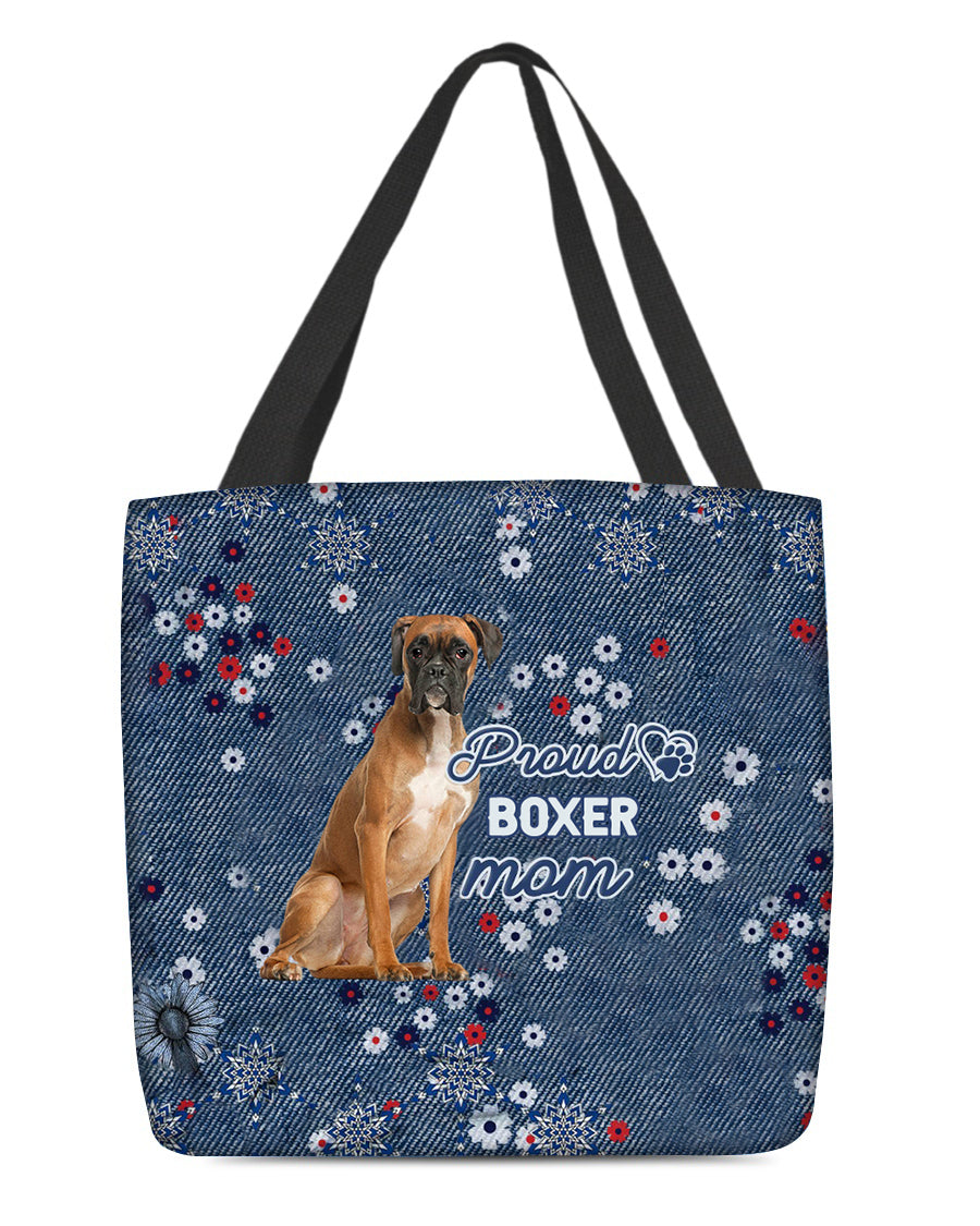 Boxer Pround Mom-Cloth Tote Bag