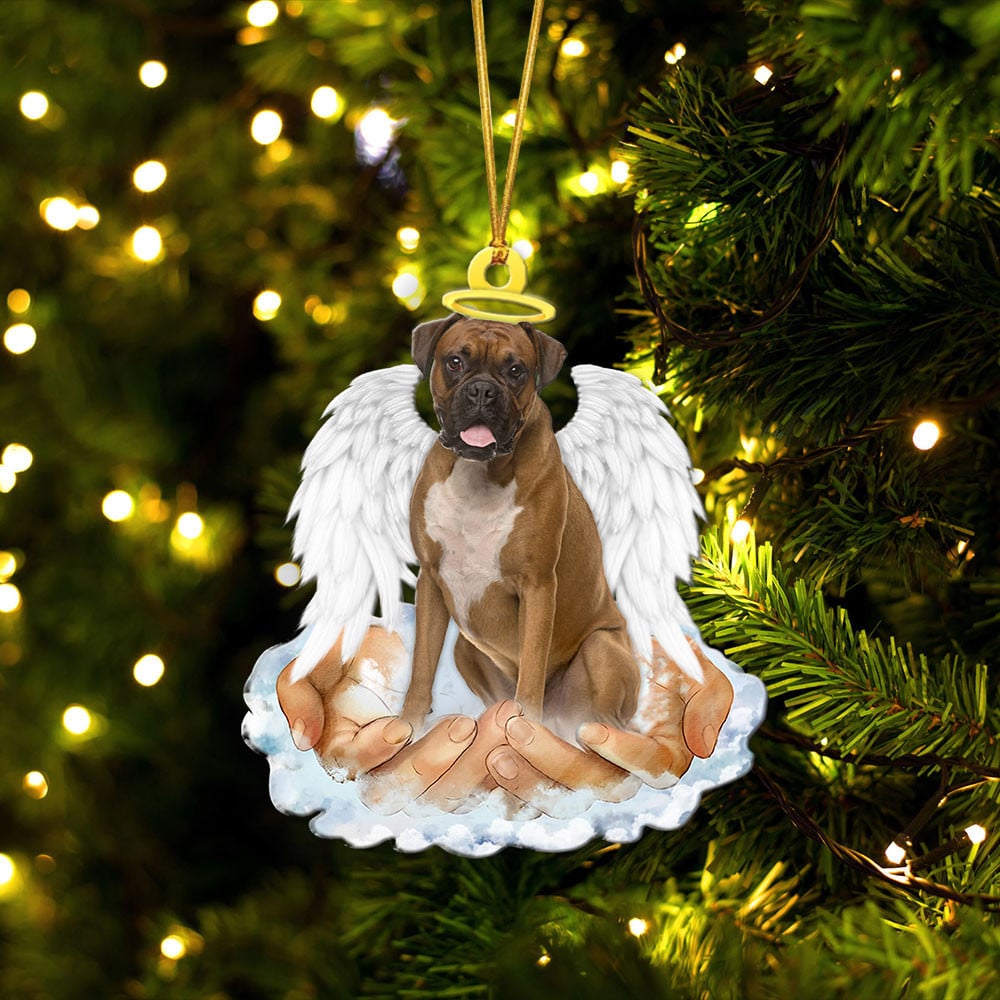 Boxer-In The Hands Of God Xmas-Two Sided Ornament