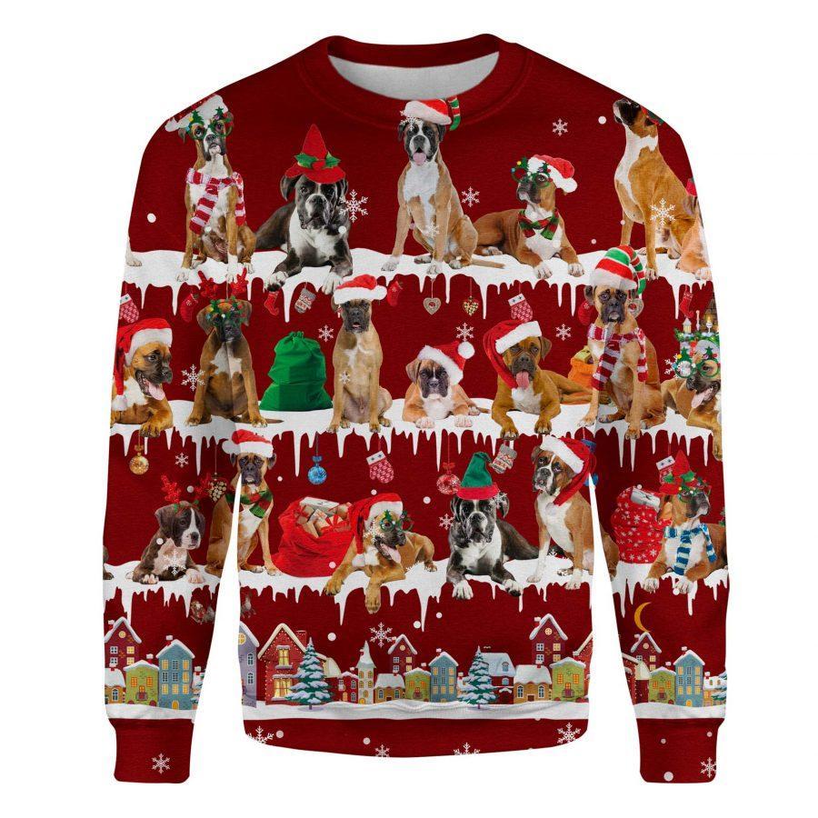 Boxer - Snow Christmas - Premium Sweatshirt