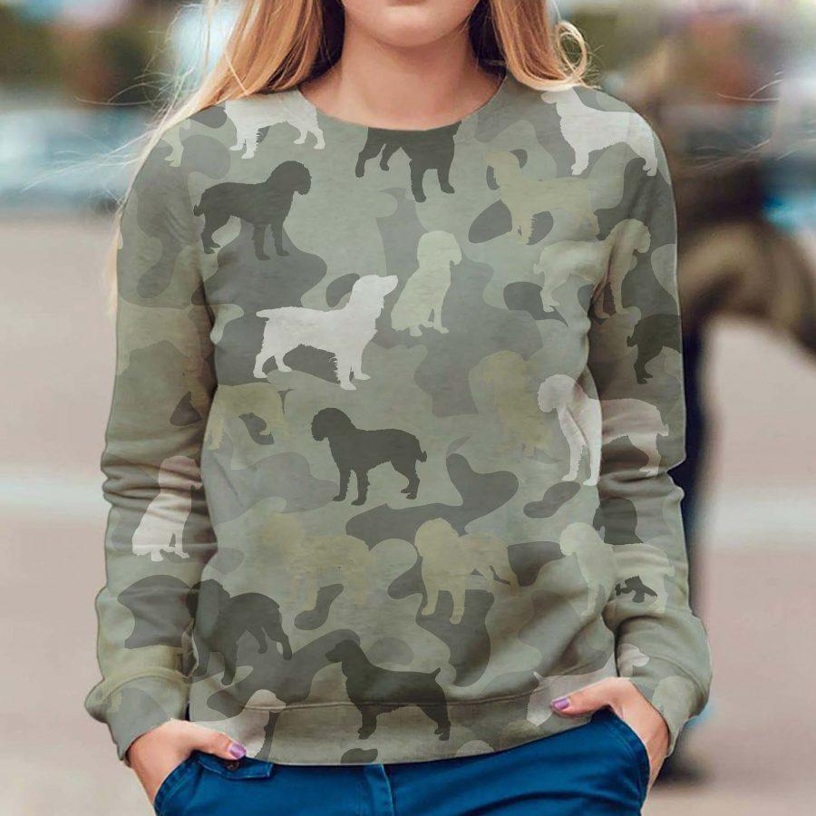 Boykin Spaniel1 - Camo - Premium Sweatshirt