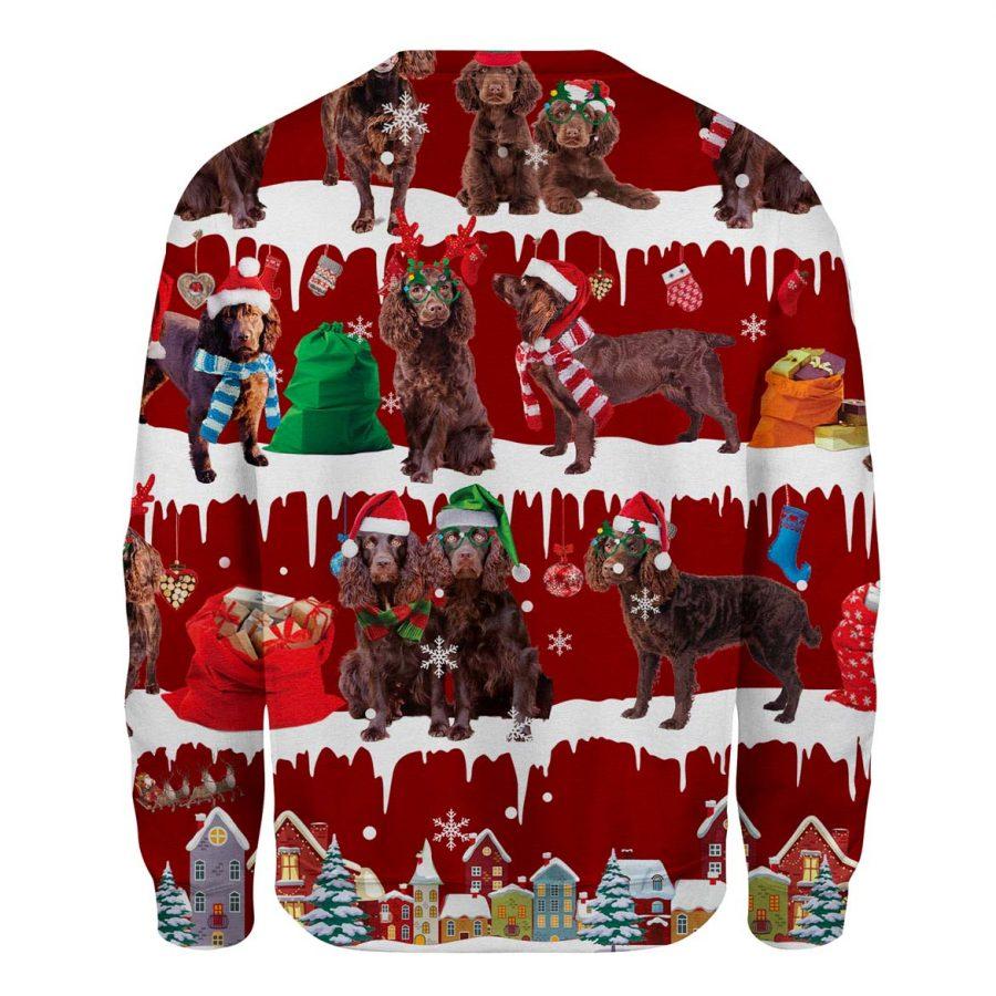 Boykin Spaniel - Snow Christmas - Premium Sweatshirt