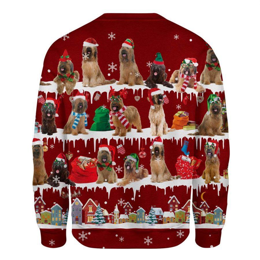 Briard - Snow Christmas - Premium Sweatshirt