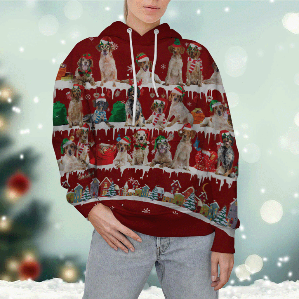 Brittany - Snow Christmas - 3D Hoodie