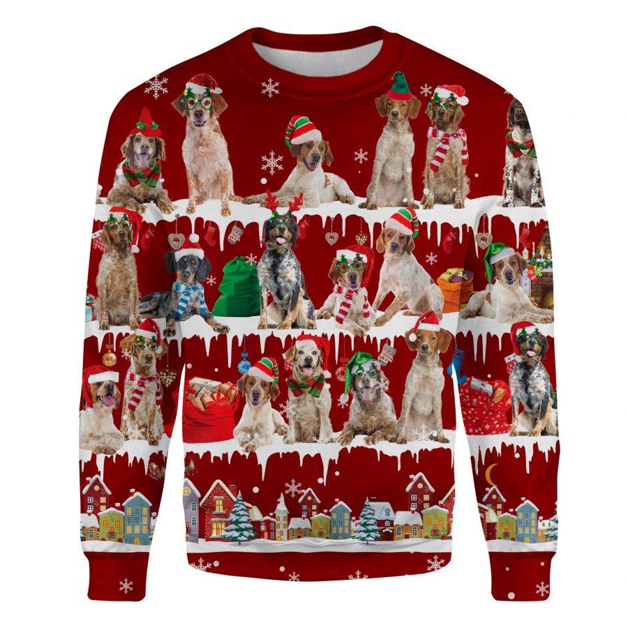 Brittany - Snow Christmas - Premium Sweatshirt
