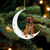 Brown Cane Corso-Sit On The Moon-Two Sided Ornament