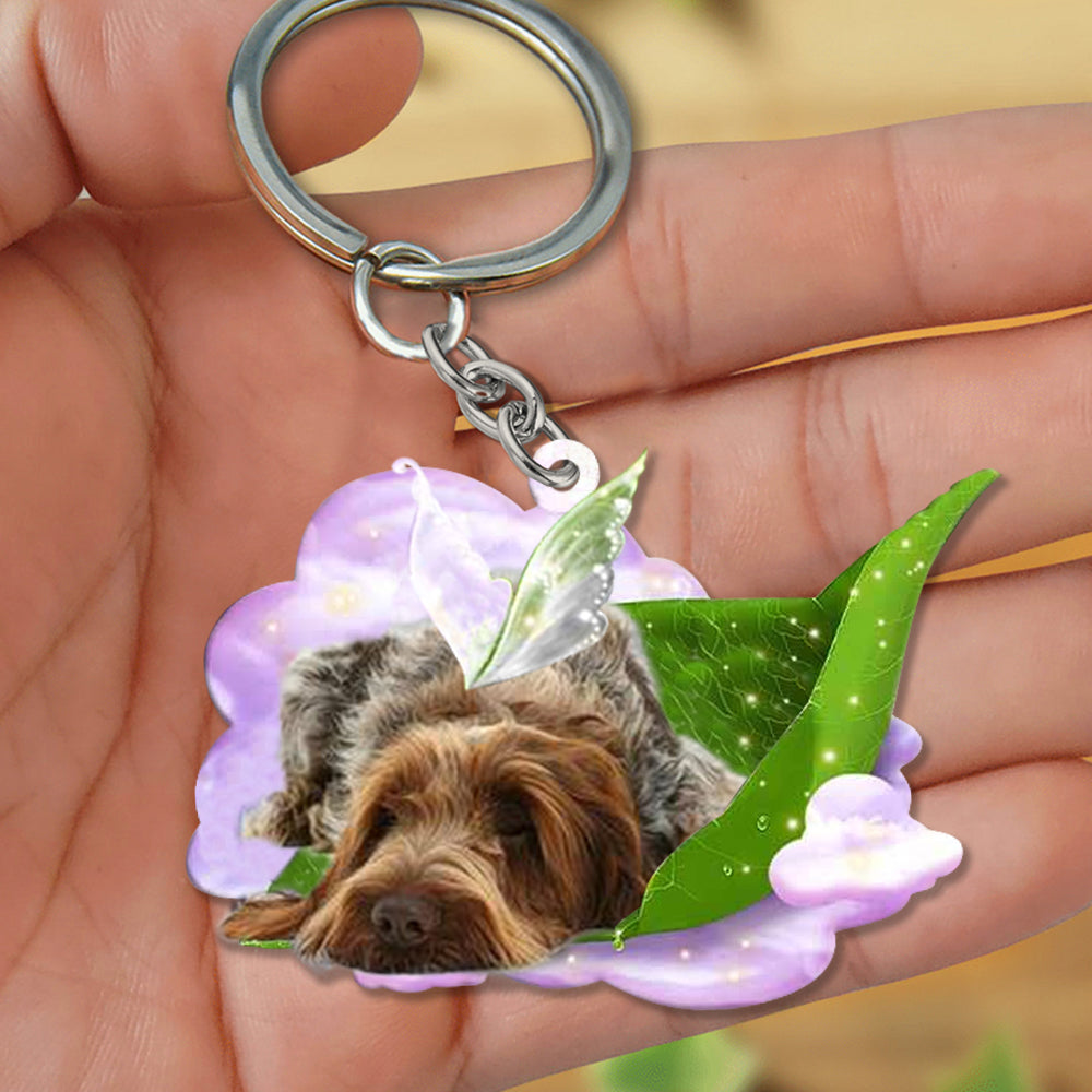 Brownroan-Sleep On Fallen Leaves Flat Acrylic Keychain
