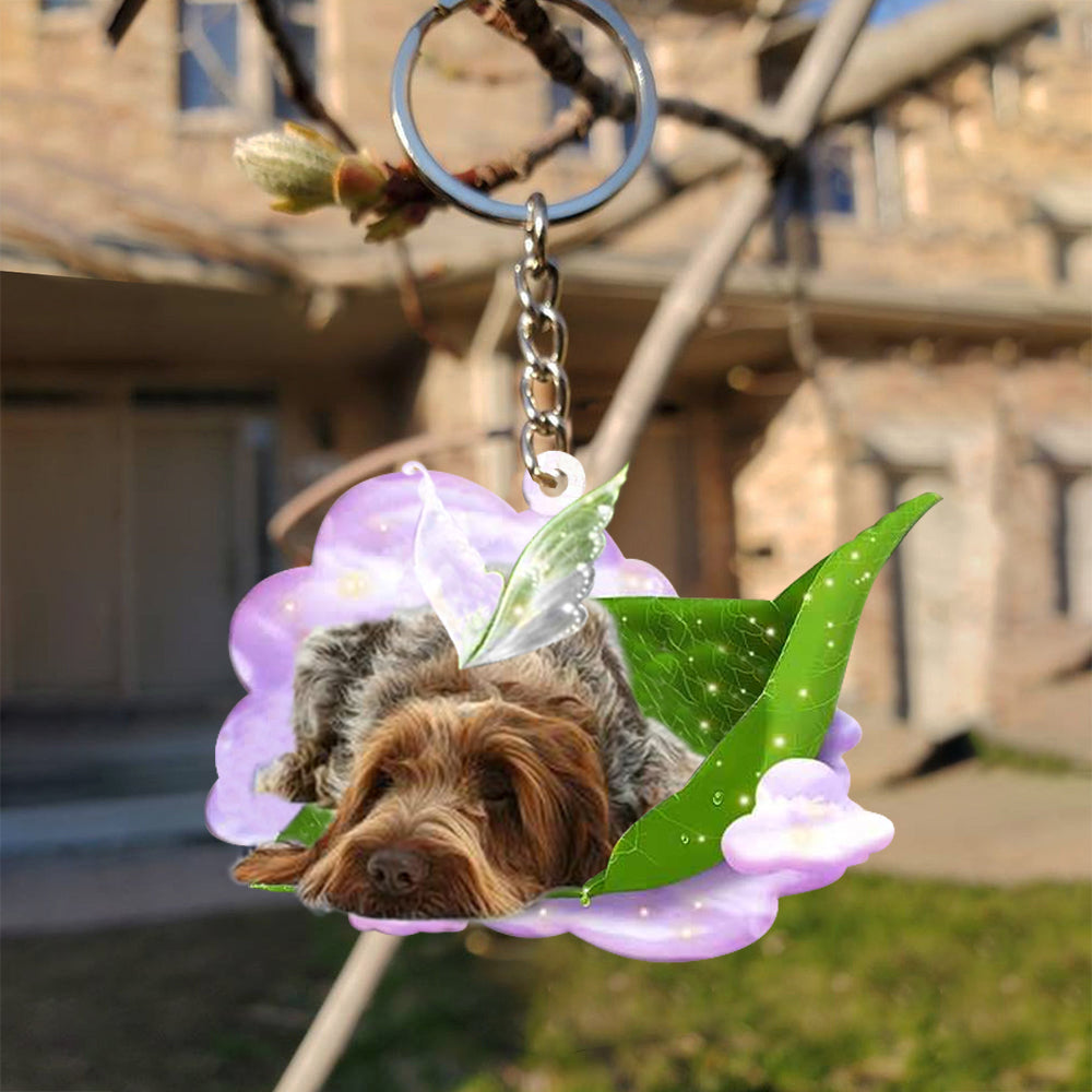 Brownroan-Sleep On Fallen Leaves Flat Acrylic Keychain