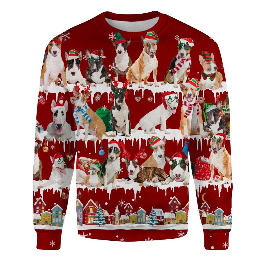 Bull Terrier - Snow Christmas - Premium Sweatshirt