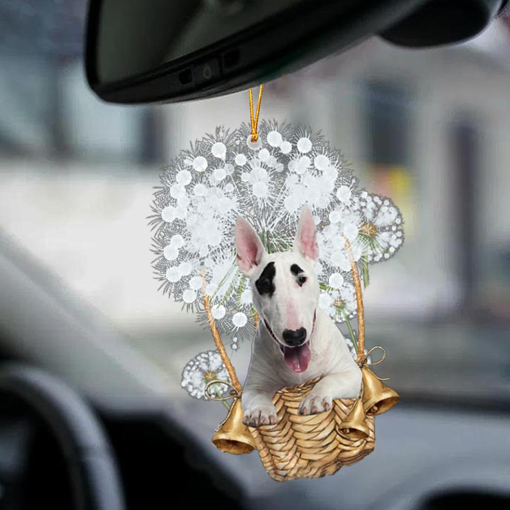 Bull Terrier-Dandelion-Two Sided Ornament