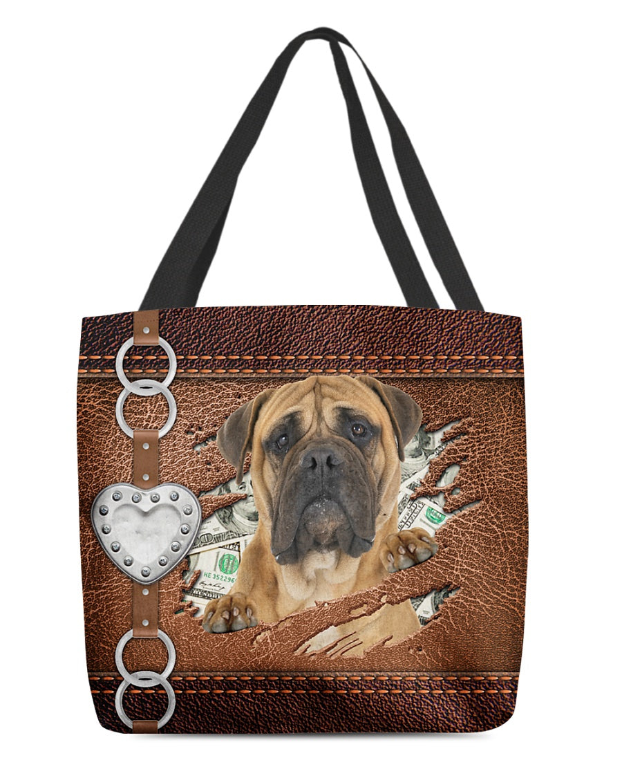 Bullmastiff-Let Me Go Out -Cloth Tote Bag