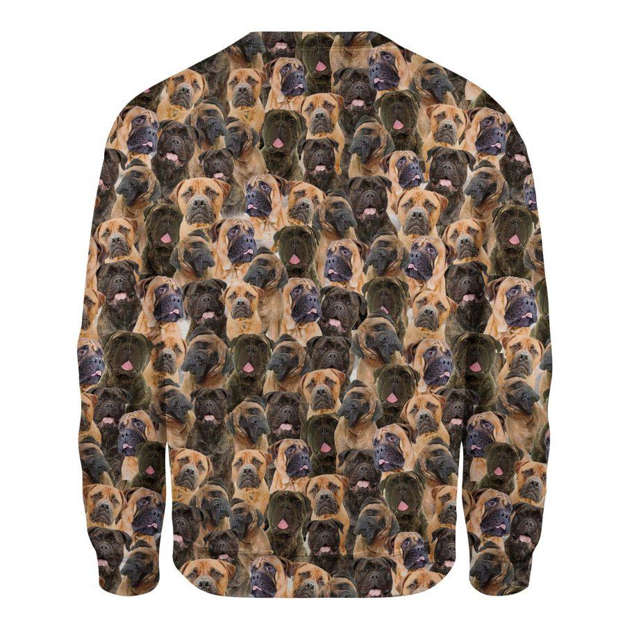 Bullmastiff - Full Face - Premium Sweatshirt
