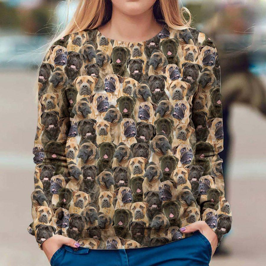 Bullmastiff - Full Face - Premium Sweatshirt