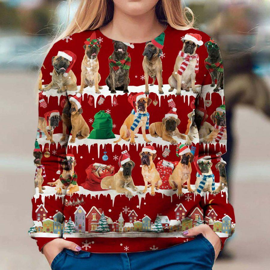 Bullmastiff - Snow Christmas - Premium Sweatshirt