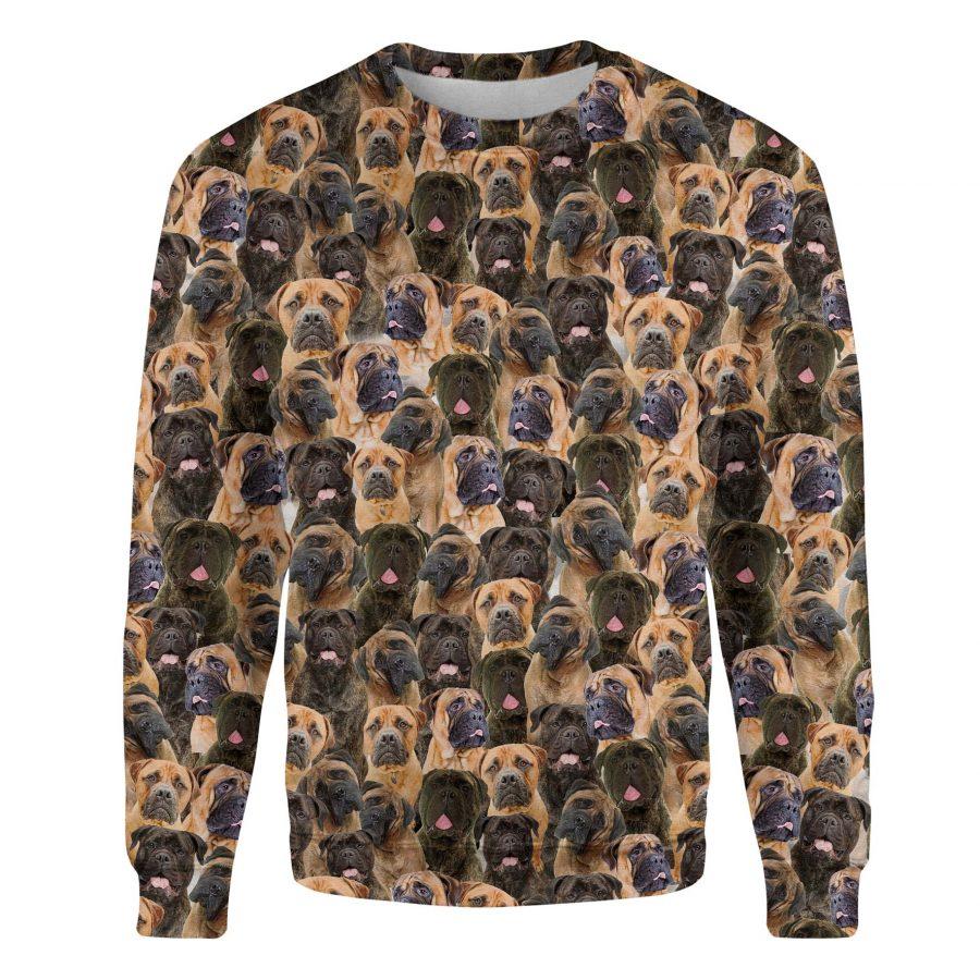 Bullmastiff - Full Face - Premium Sweatshirt