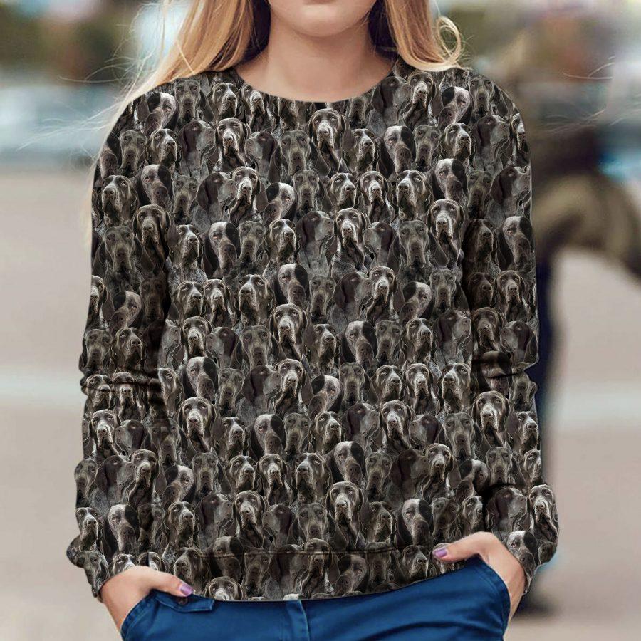Burgos Pointer - Full Face - Premium Sweatshirt