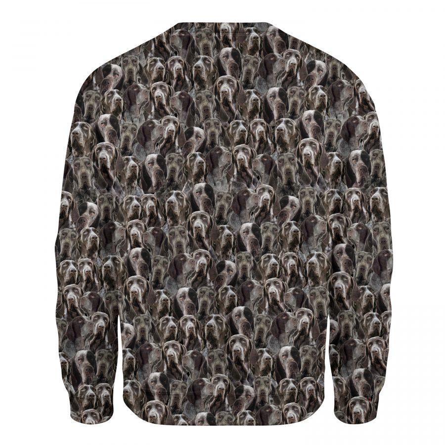 Burgos Pointer - Full Face - Premium Sweatshirt
