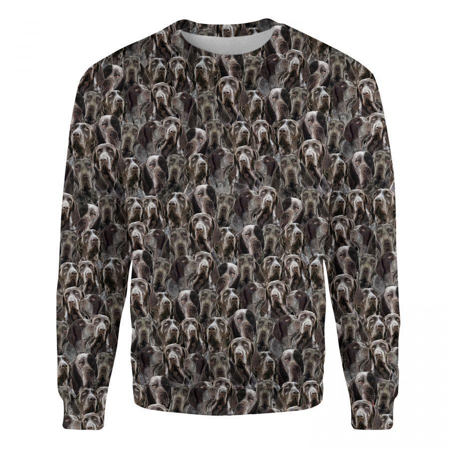Burgos Pointer - Full Face - Premium Sweatshirt