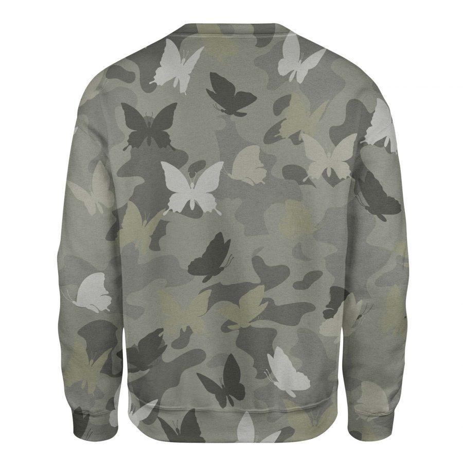 Butterfly - Camo - Premium Sweatshirt