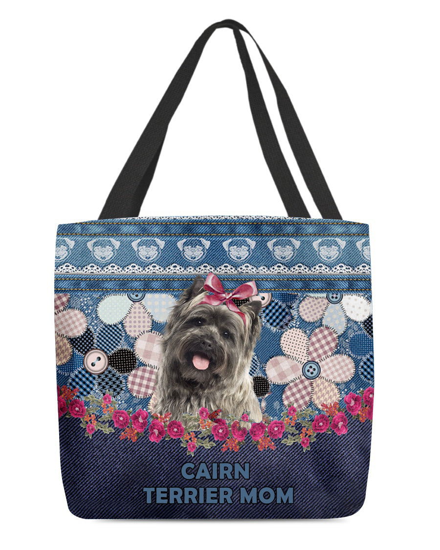 CAIRN TERRIER-Flower Jean Gift for you-Cloth Tote Bag