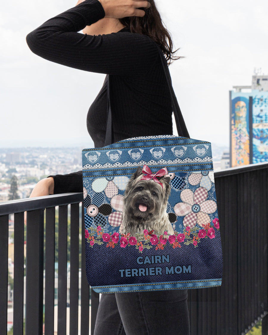 CAIRN TERRIER-Flower Jean Gift for you-Cloth Tote Bag